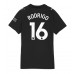 Manchester City Rodri Hernandez #16 Bortedrakt Dame 2025-26 Korte ermer